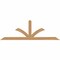 Ekena Millwork Richland Smooth Timber Gable Bracket, Western Red Cedar, 72"W x 24"H x 1 1/2"D x 3 1/2"F, 8/12 Pitch GBW072X24X0204RIC00SWR - alternate 1